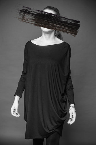 Twisted circle tunic
