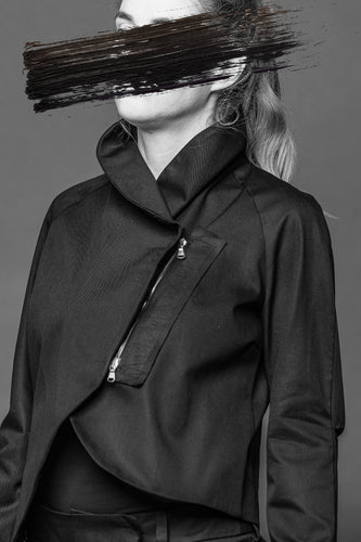 Zip short jacket